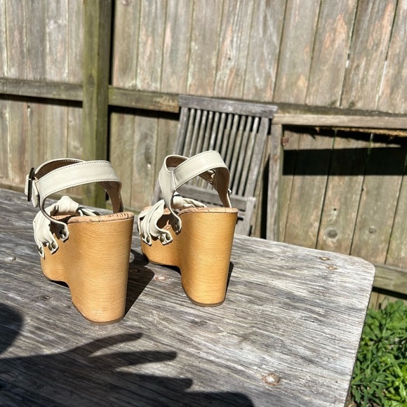 Korks Women's Dawson Wedge Platform‎ Sandals Off White Size 9 - Picture 6 of 7